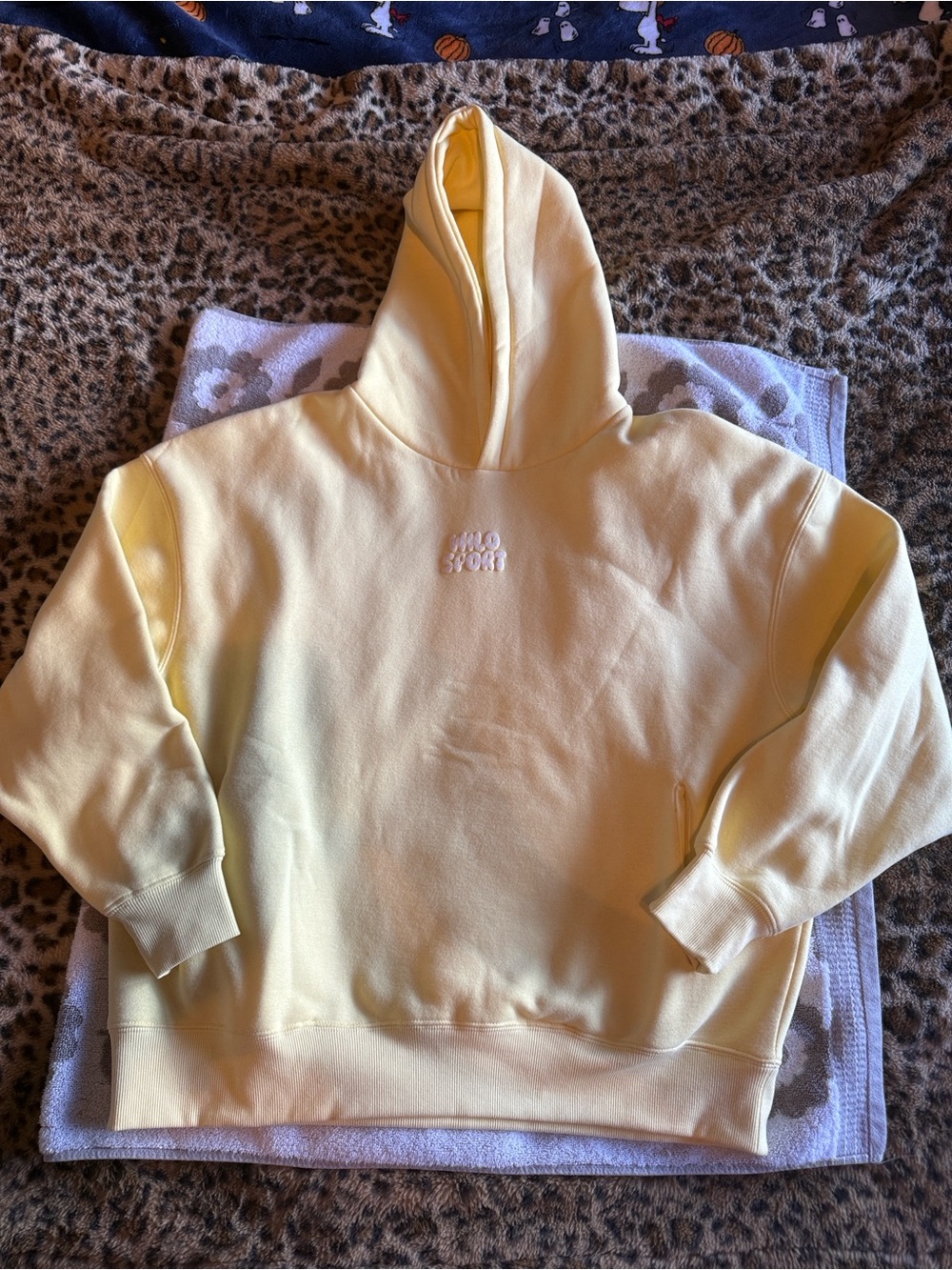 Women's Pastel Yellow Hoodie Wilo The Label